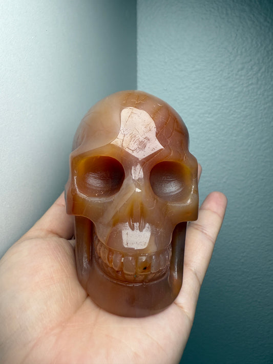 Carnelian Skull