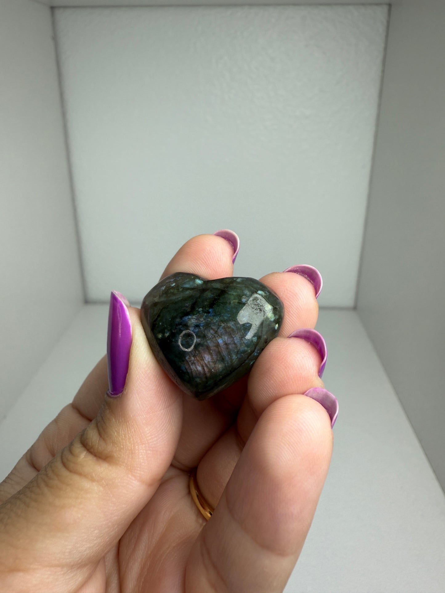 Labradorite Mini Heart