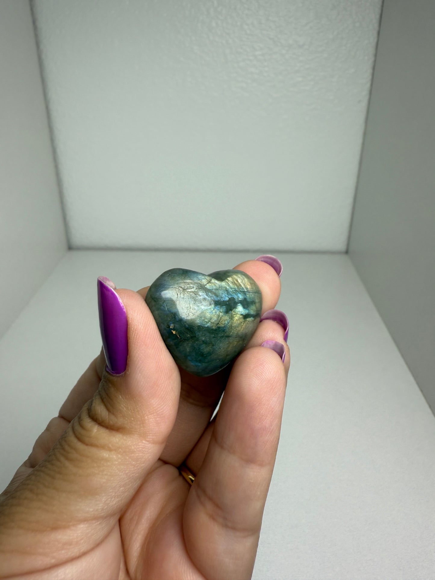 Labradorite Mini Heart