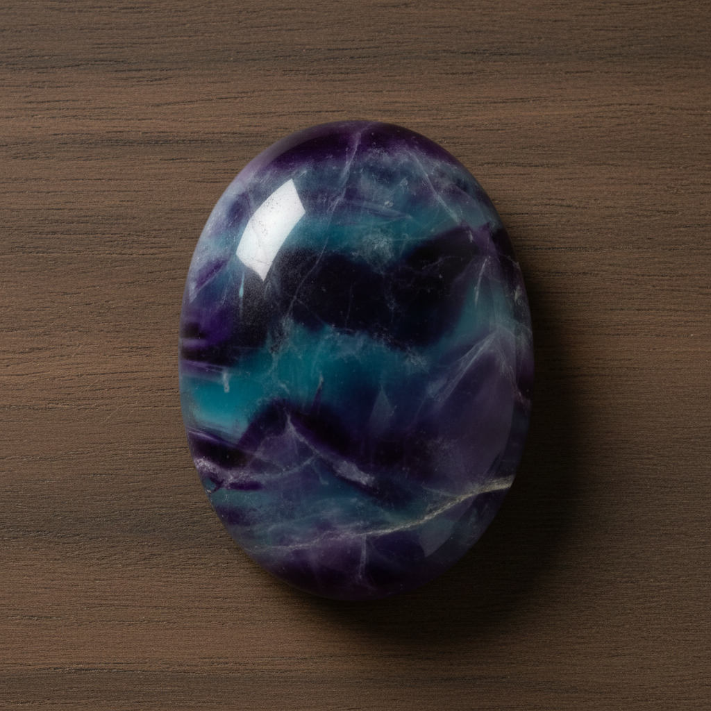 Fluorite Palm Stone