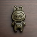 Gold Sheen Obsidian Labubu