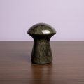Gold Sheen Obsidian Mushroom
