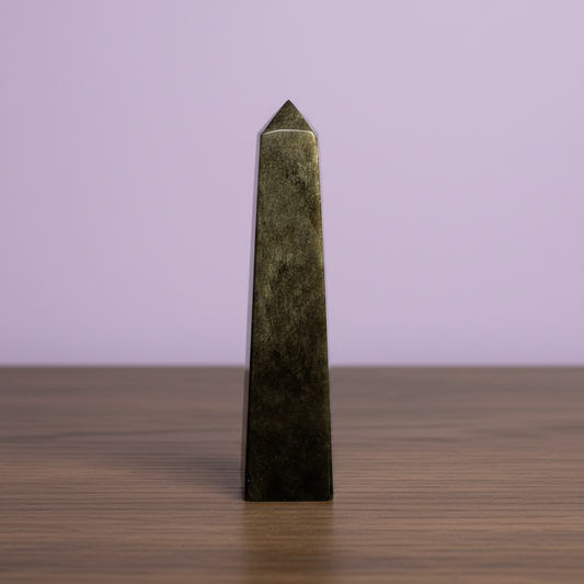 Gold Sheen Obsidian Tower