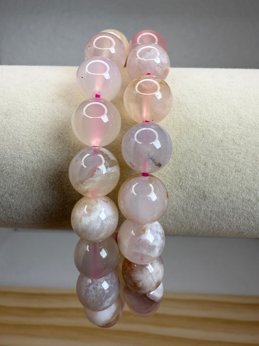 Flower Agate Bracelet