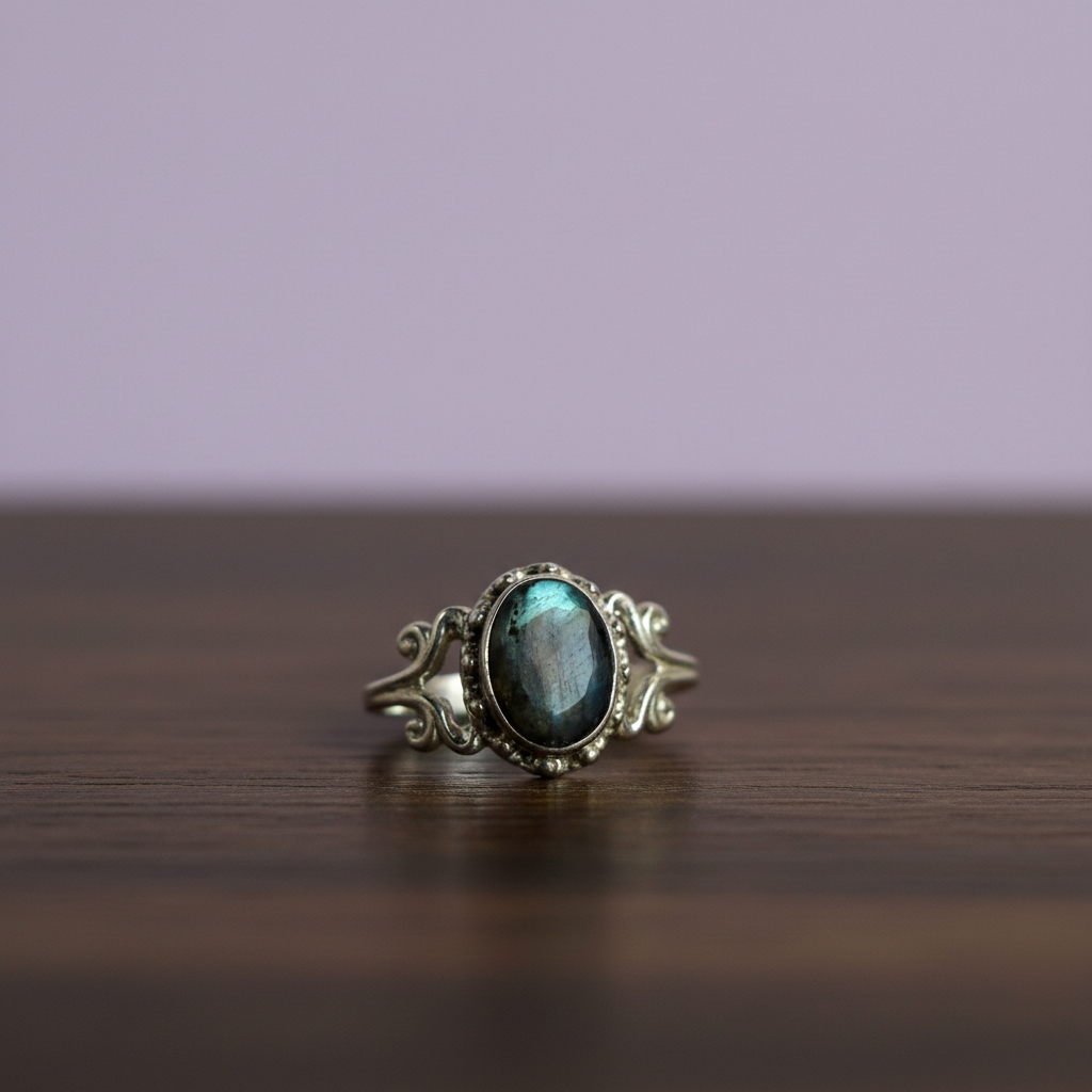 Labradorite Sterling Silver Ring