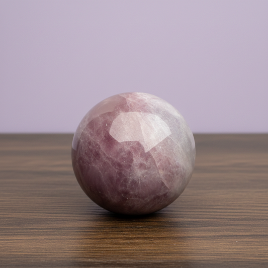 Lavender Rose Quartz Sphere