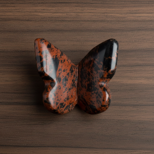 Mahogany Obsidian 3D Butterfly