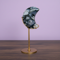 Moss agate moon