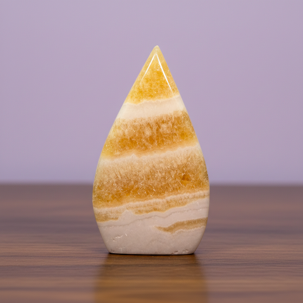 Orange Calcite Flame