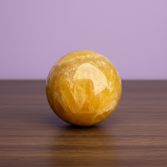 Orange Calcite Sphere