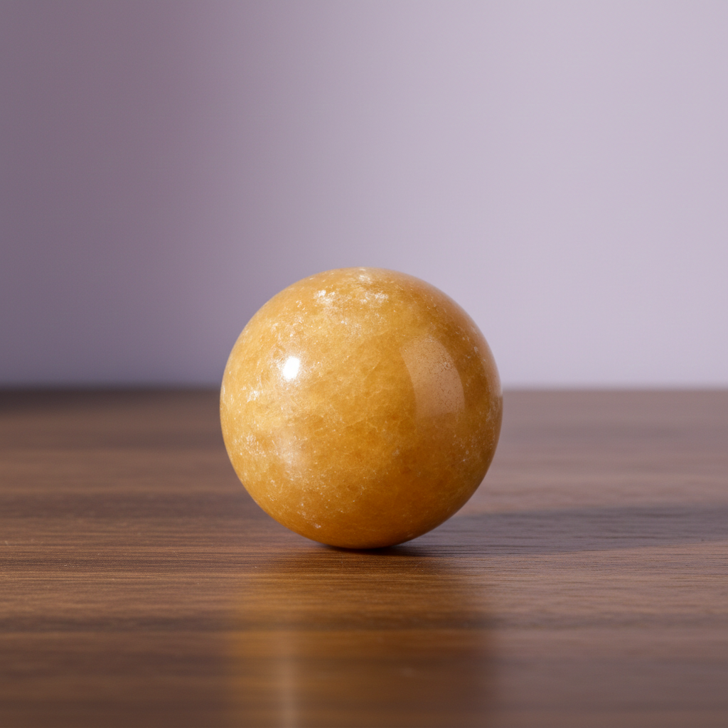 Orange Calcite Sphere