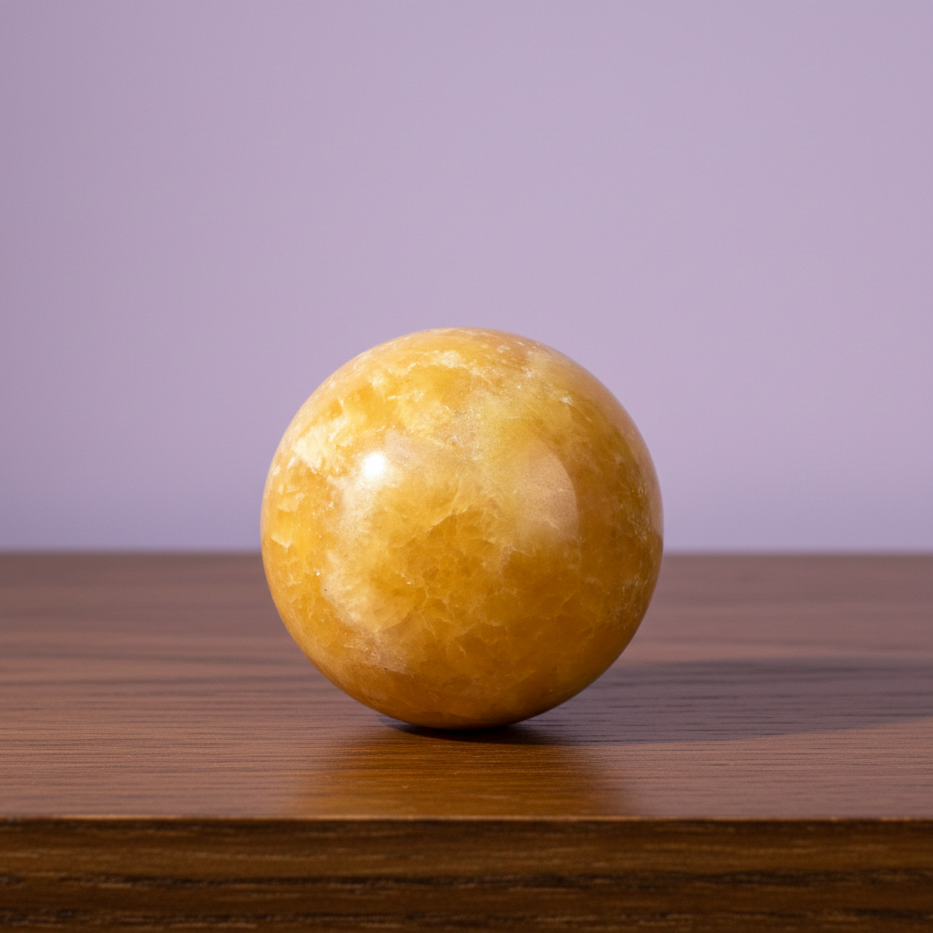 Orange Calcite Sphere