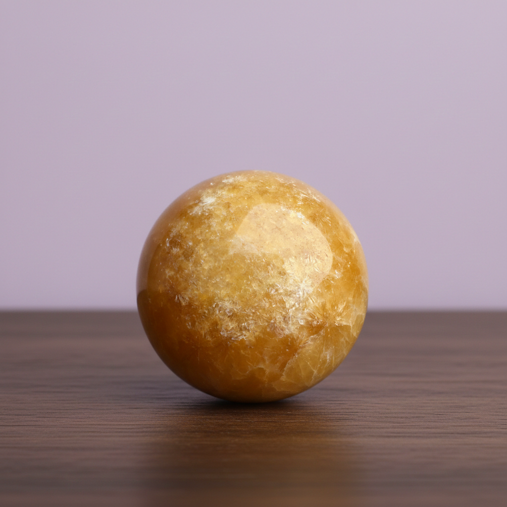Orange Calcite Sphere