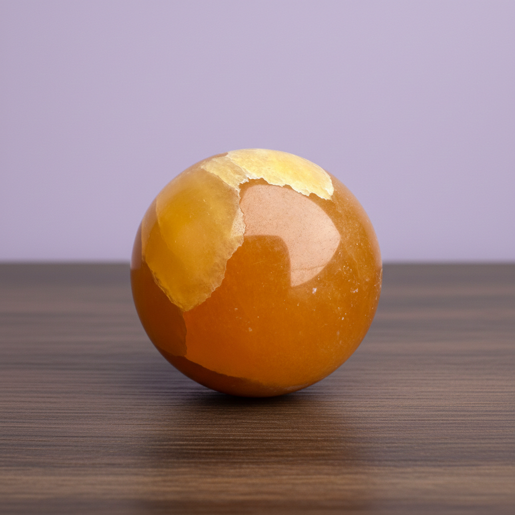 Orange Calcite Sphere