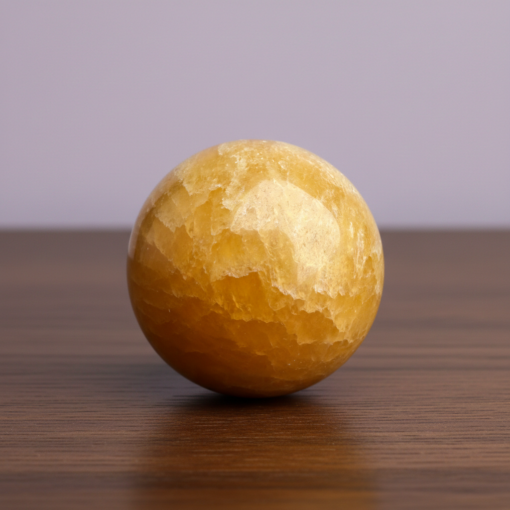 Orange Calcite Sphere