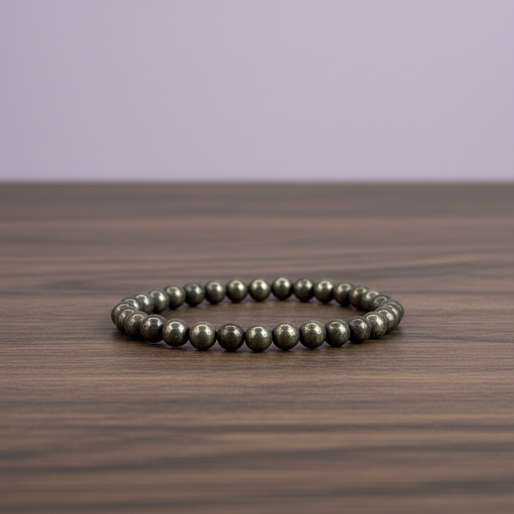 Pyrite Bracelet | 4mm