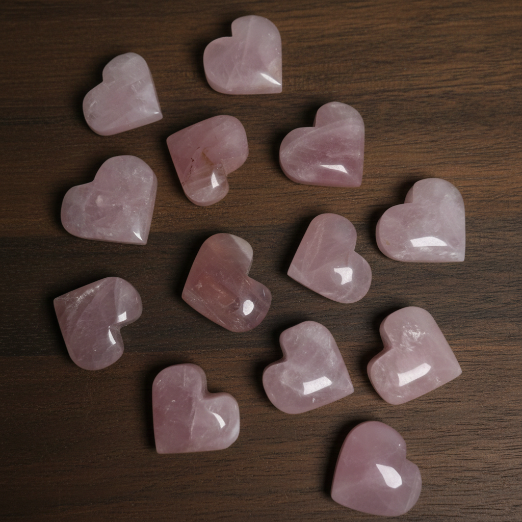 Rose Quartz Heart
