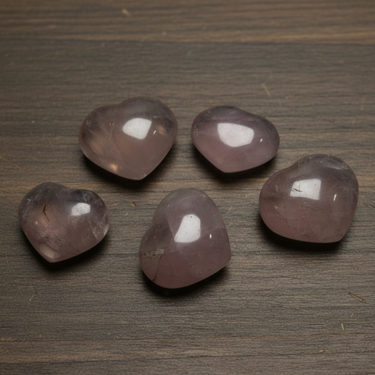 Rose Quartz Mini Heart