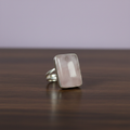 Rose Quartz Sterling Silver Ring