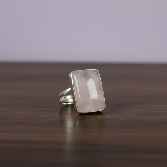 Rose Quartz Ring