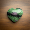 Ruby Zoisite Heart