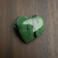 Ruby Zoisite Heart