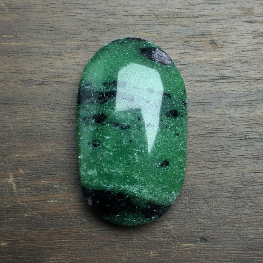 Ruby Zoisite Palm Stone
