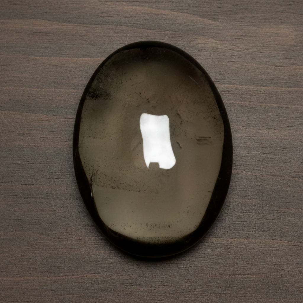 Smoky Quartz Palm Stone