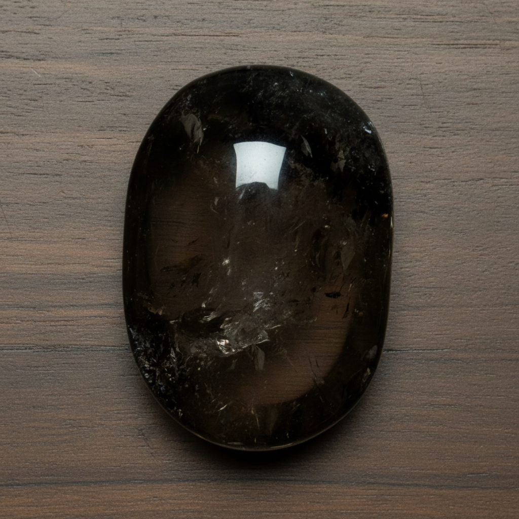 Smoky Quartz Palm Stone