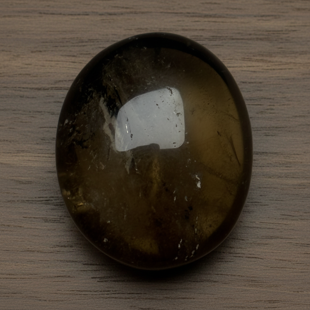 Smoky Quartz Palm Stone