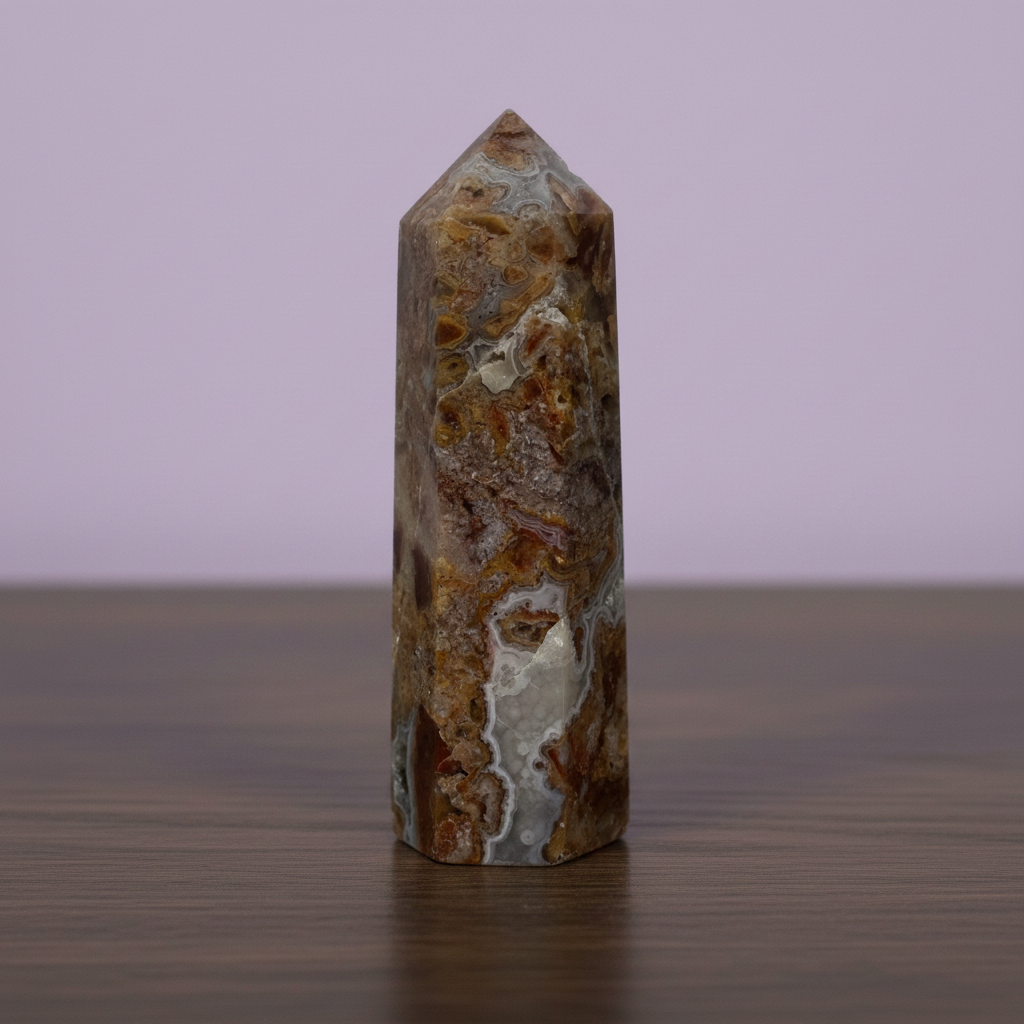 Mexican Lace Agate Tower