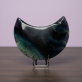Black Rose Fluorite Moon