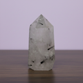 Black Tourmaline in Quartz Tower