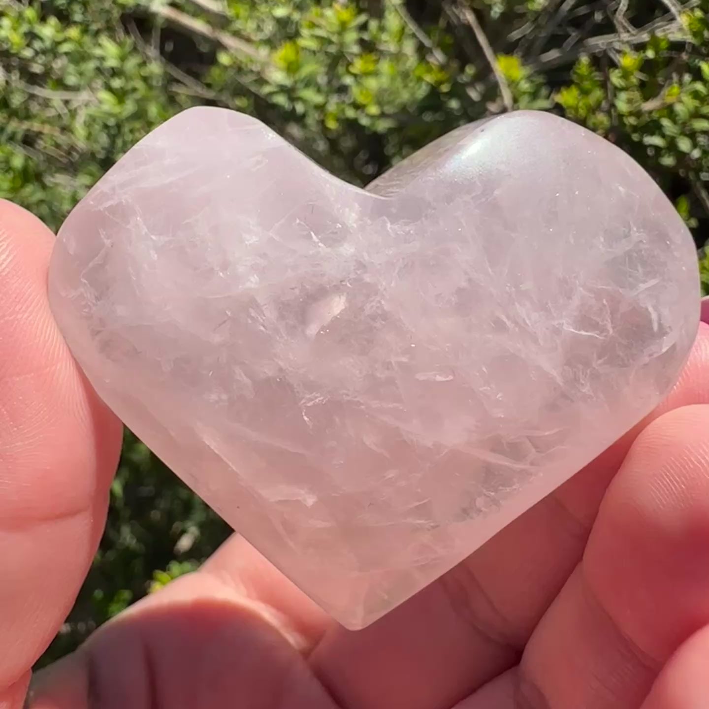 Rose Quartz Heart