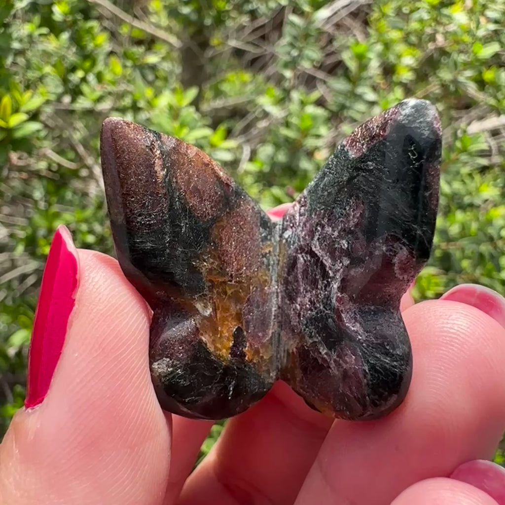 Garnet 3D Butterfly