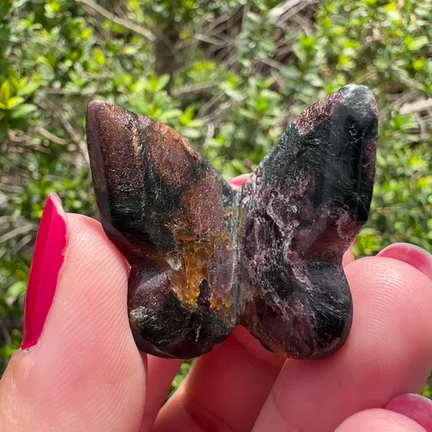 Garnet 3D Butterfly