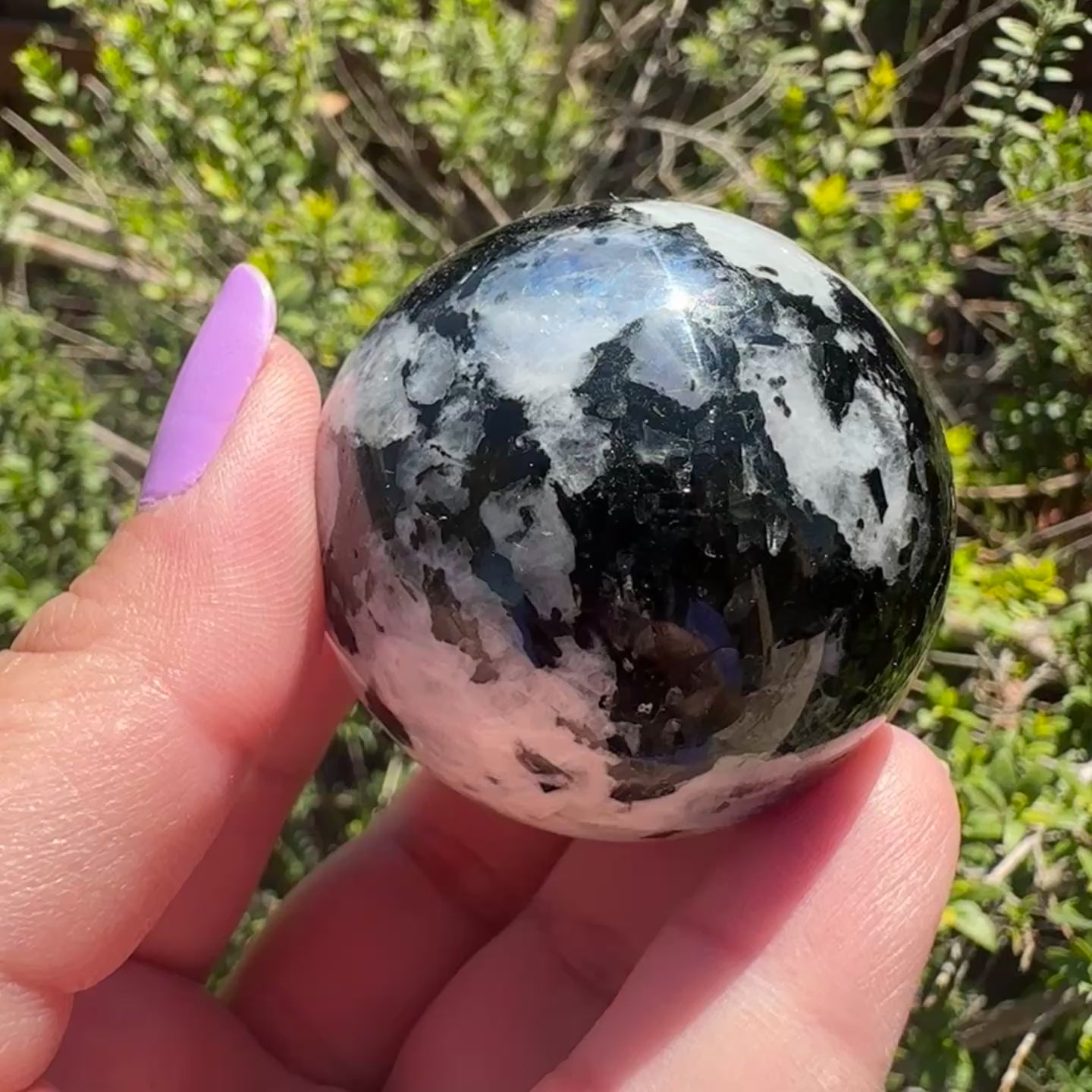 Rainbow Moonstone Sphere