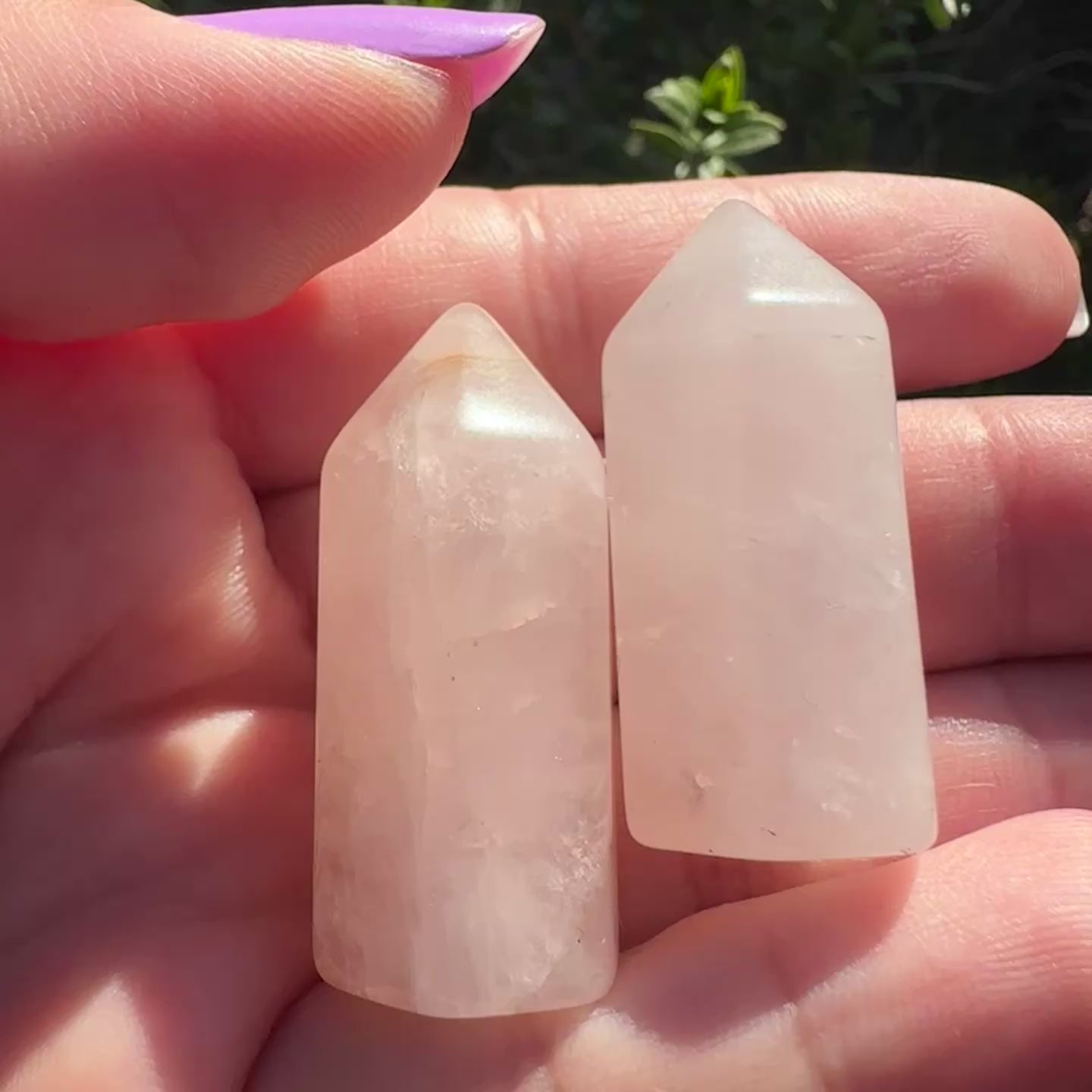 Rose Quartz Mini Tower