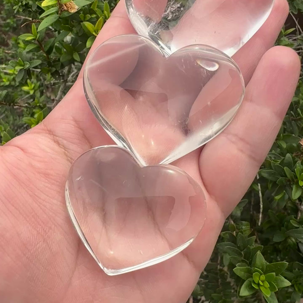 Clear Quartz Heart | Medium
