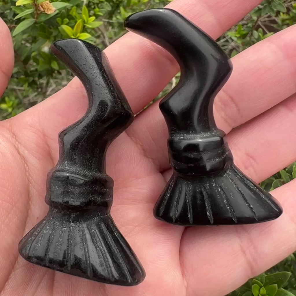 Black Obsidian Broom