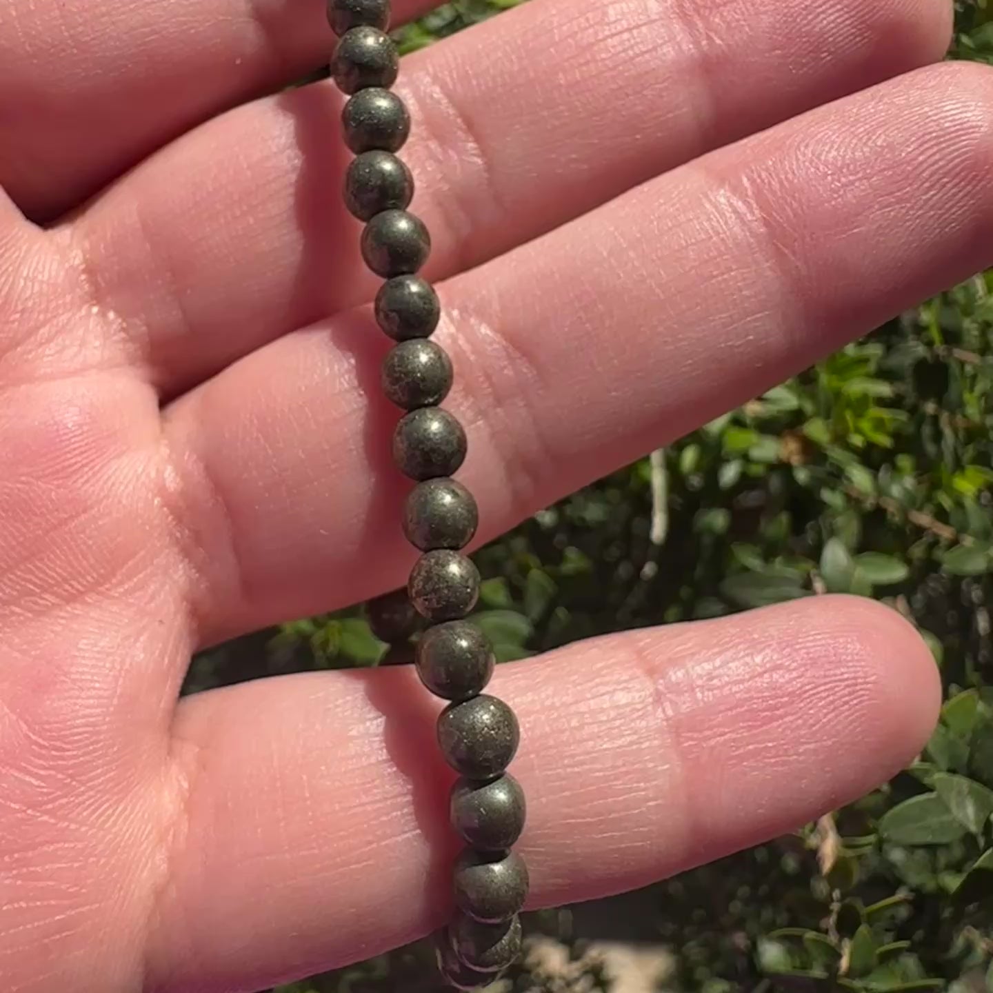 Pyrite Bracelet | 4mm