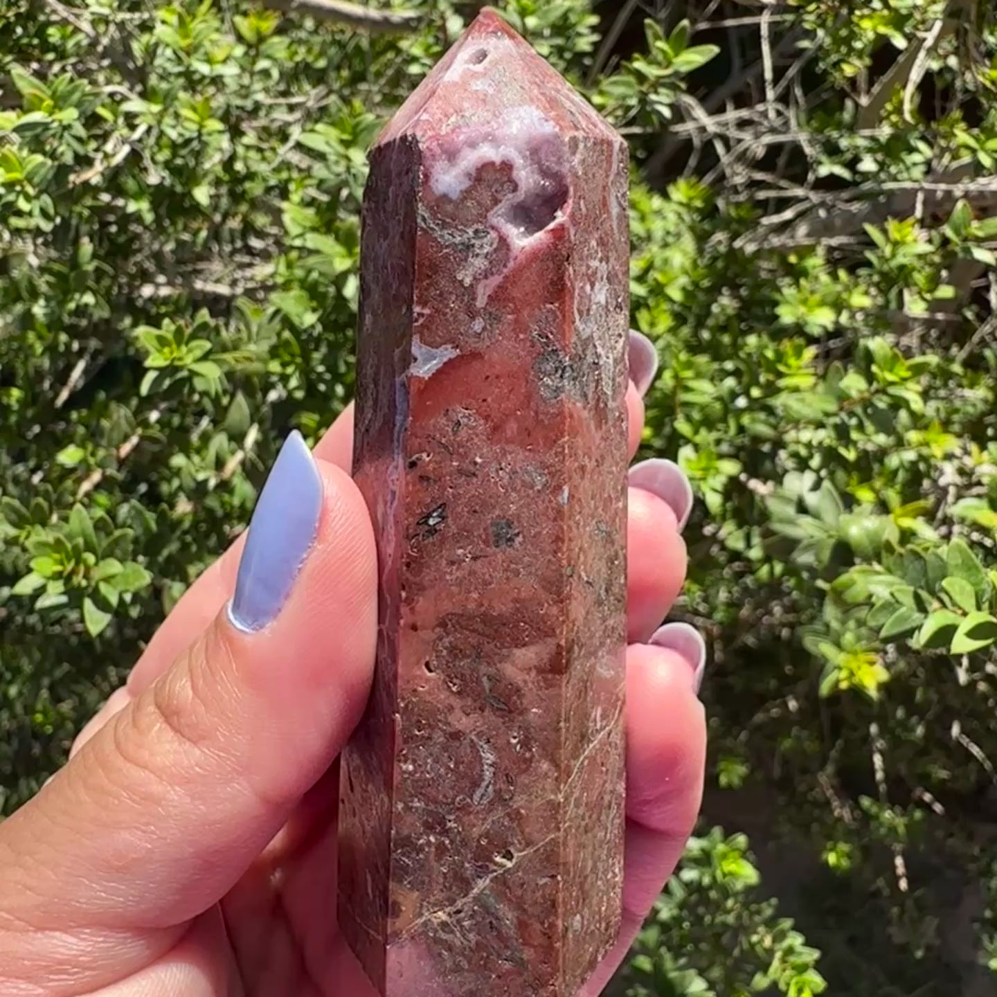 Mexican Lace Agate Tower