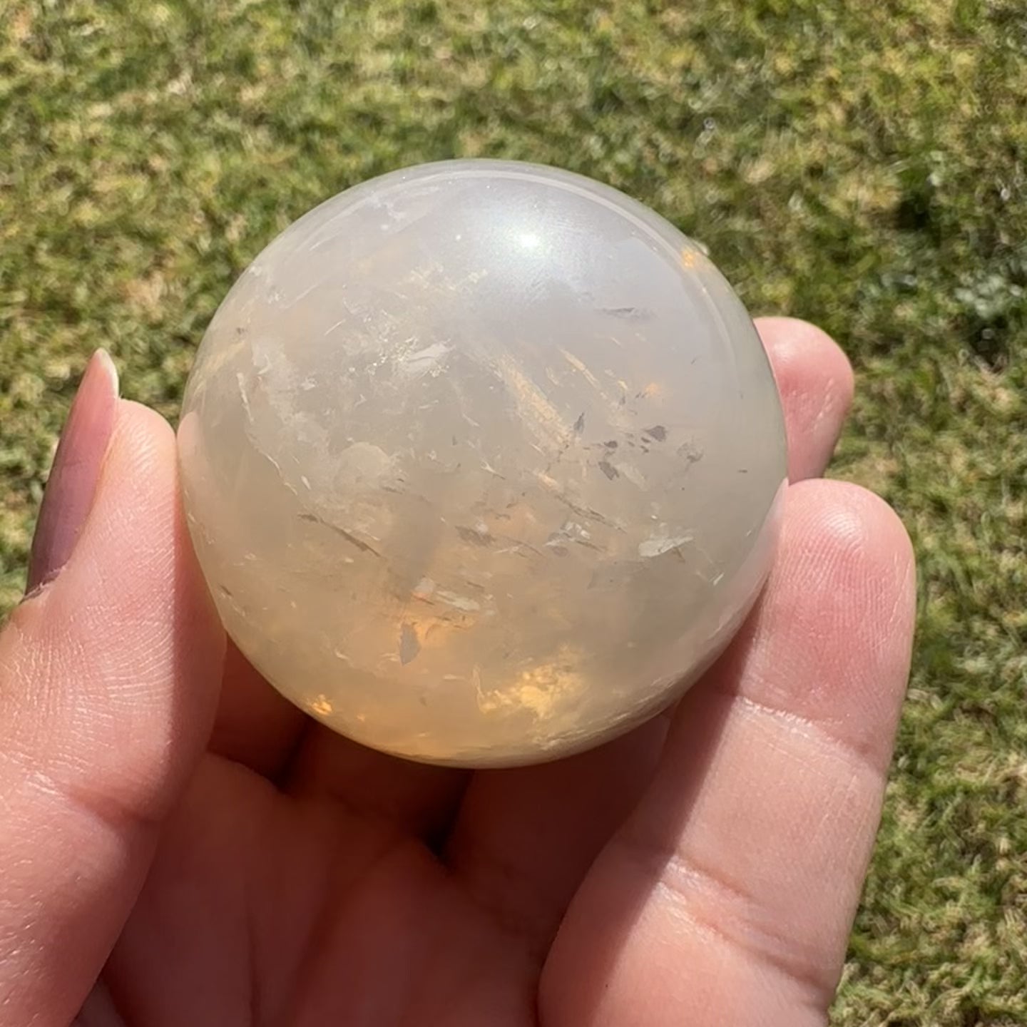 Blue Rose Quartz Sphere