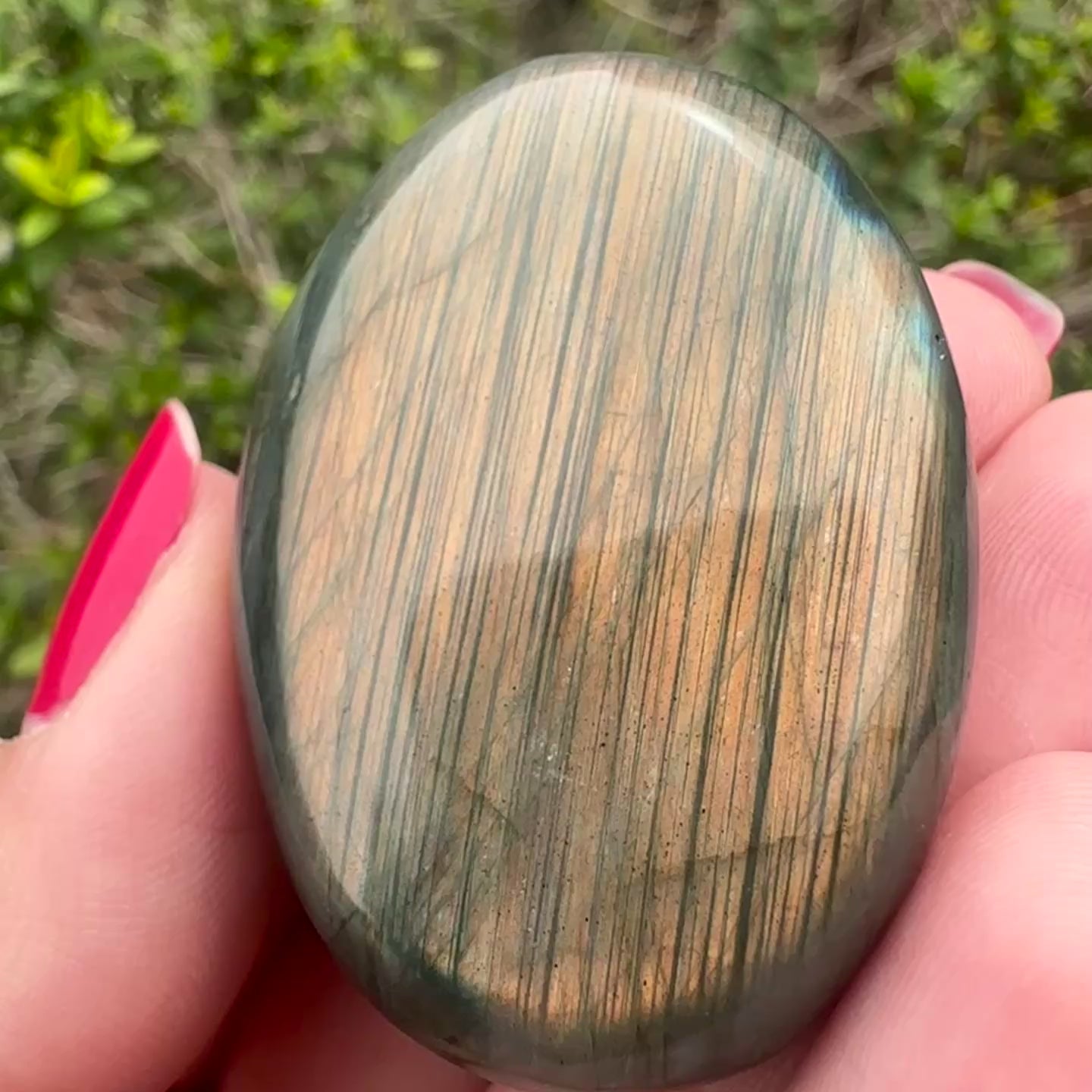 Labradorite Palm Stone