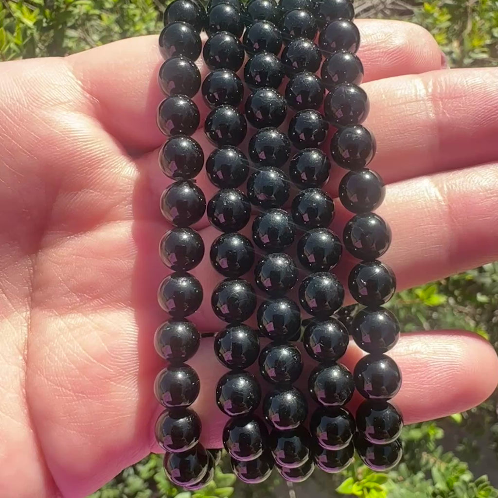 Black Tourmaline Bracelet | 6.5mm