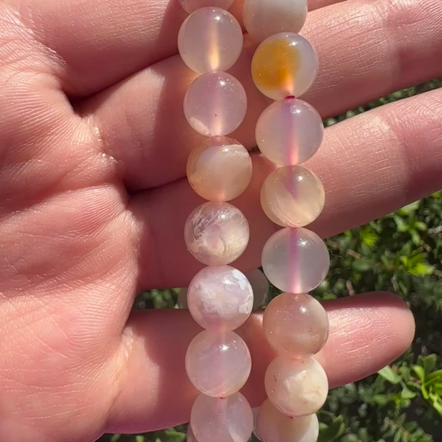 Flower Agate Bracelet | 8mm