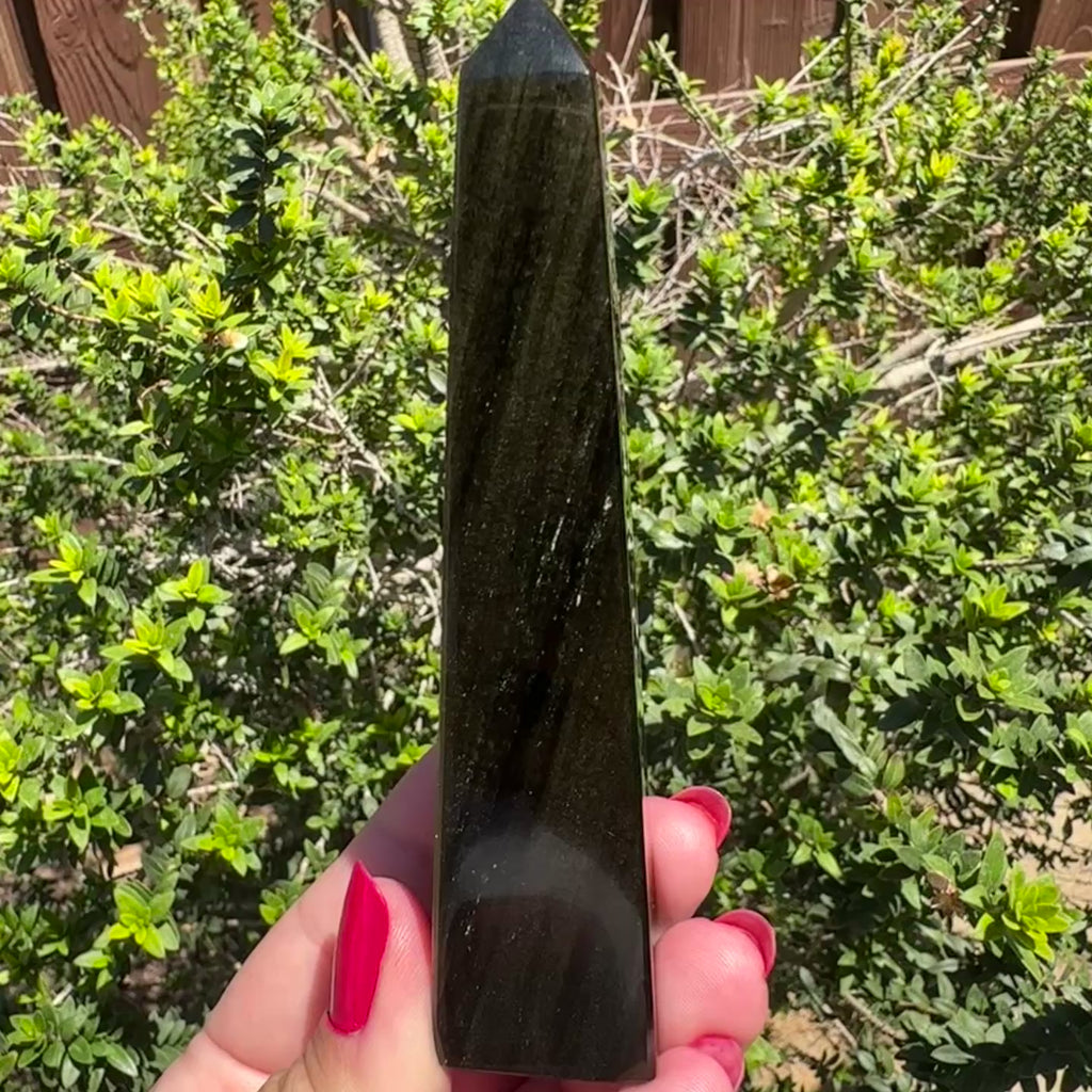 Gold Sheen Obsidian Tower