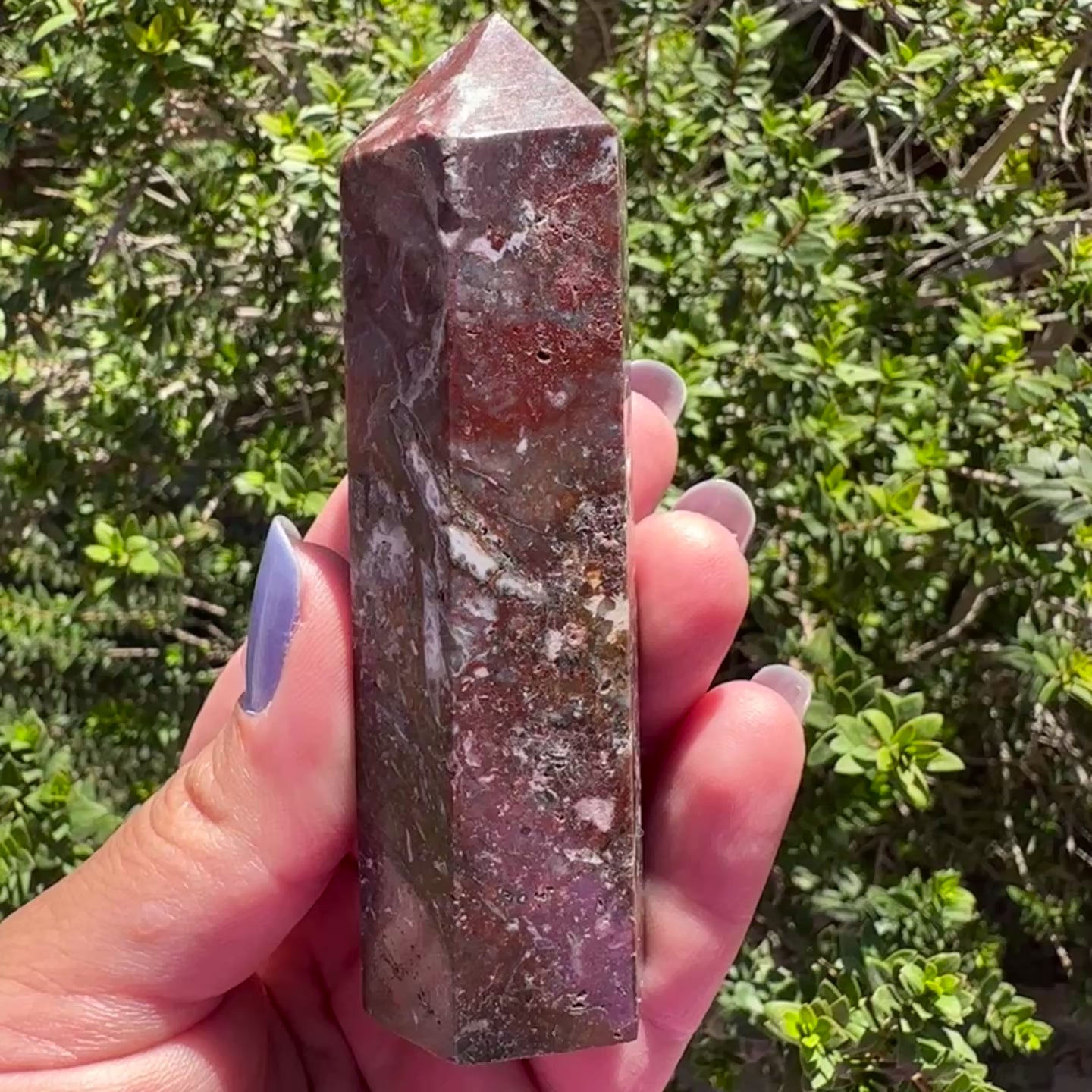 Mexican Lace Agate Tower