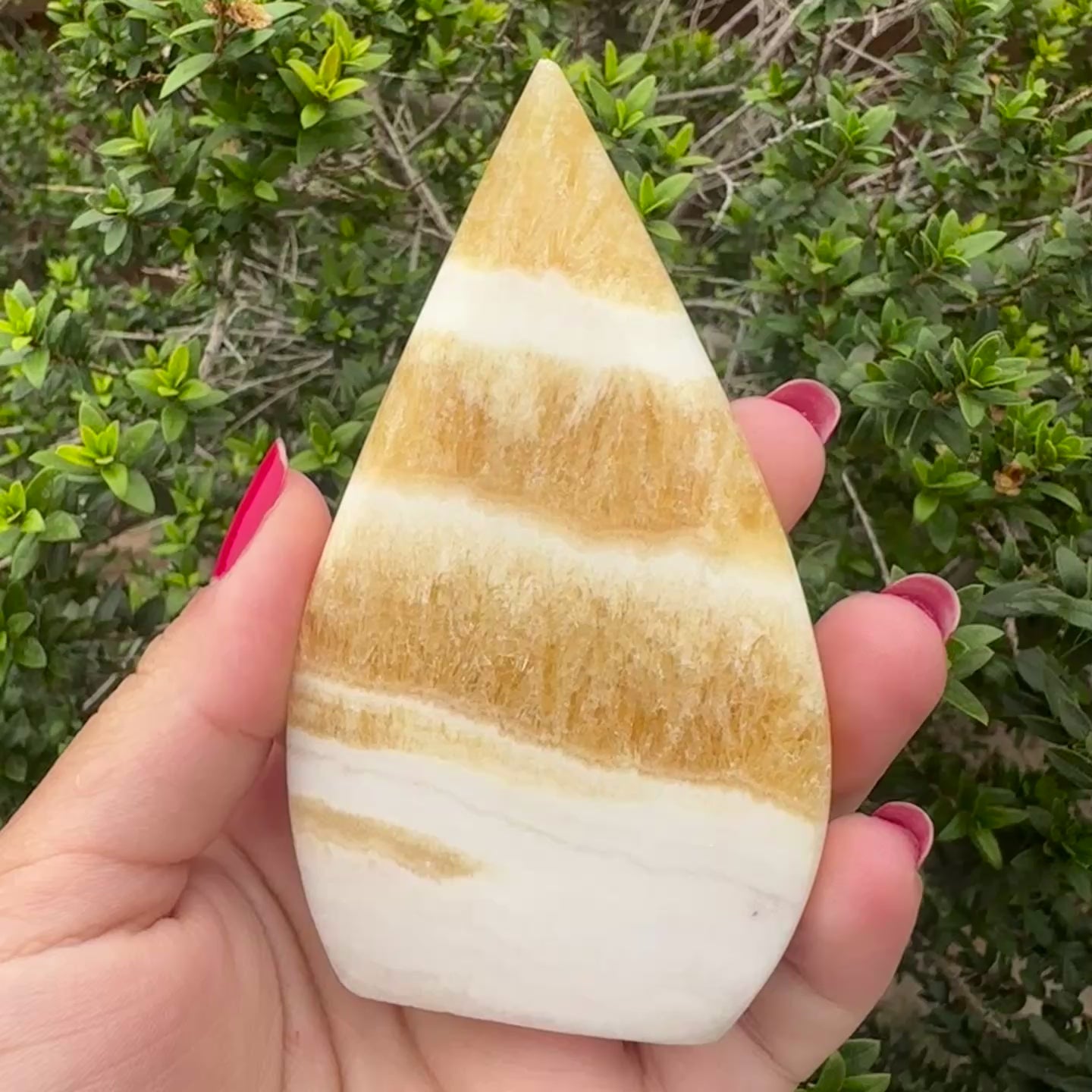 Orange Calcite Flame