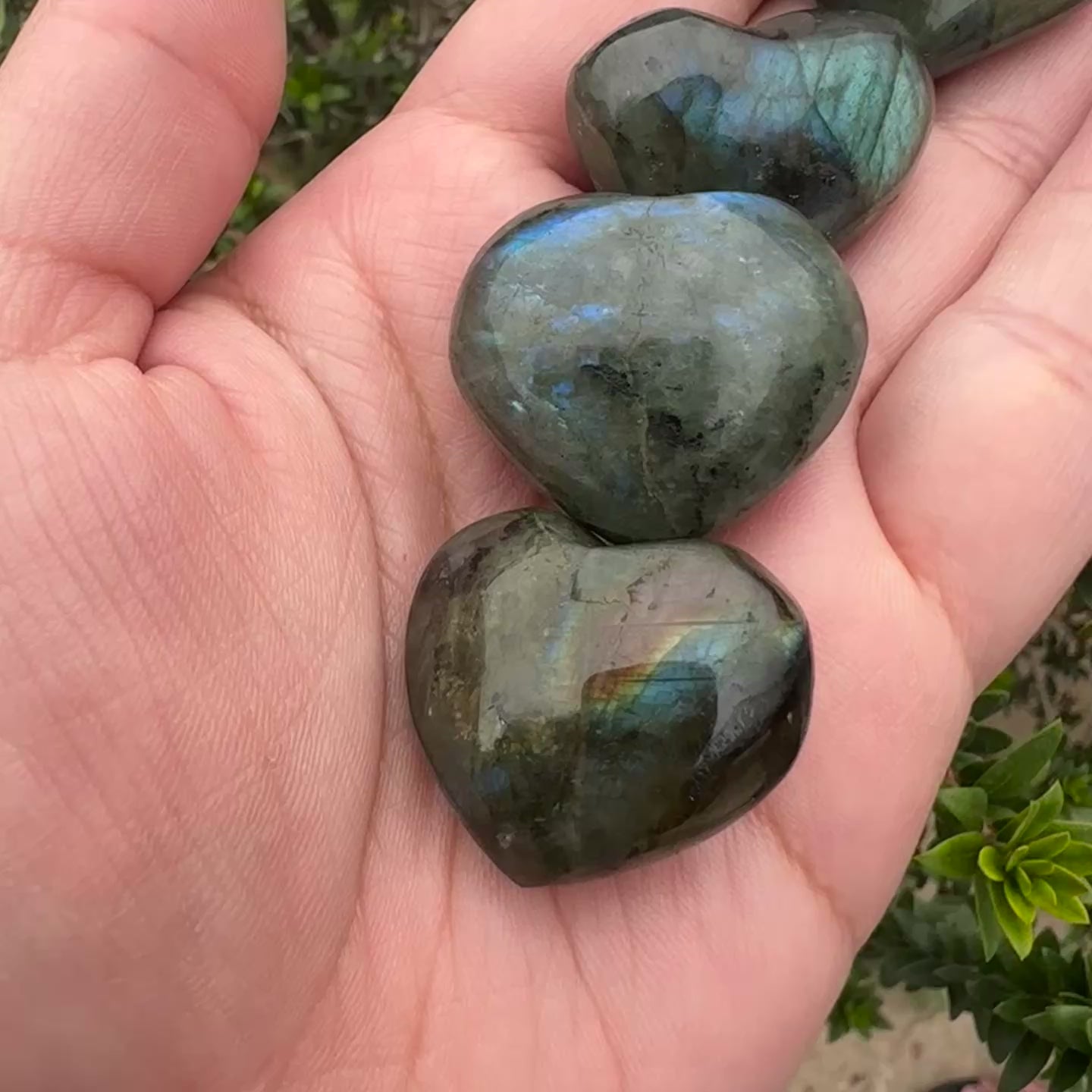 Labradorite Mini Heart
